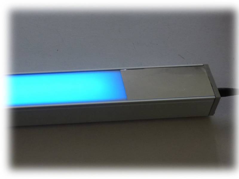 XENON LED Wandleuchte 5891 SMART +4Zonen LED ALU 1,5m Leuchte 43x30mm RGB inkl. Netzteil, LED, Xenon von XENON