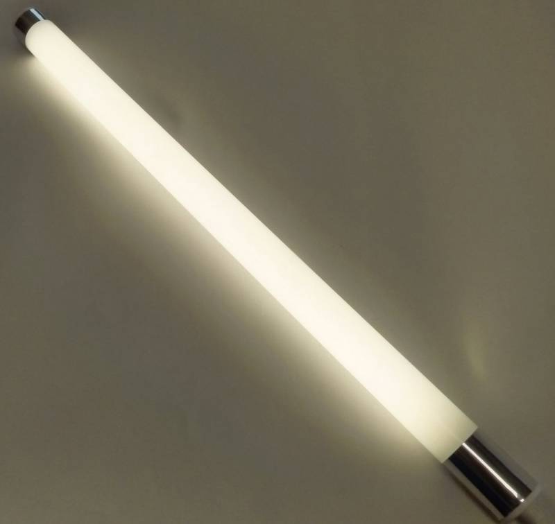 XENON LED Wandleuchte 8165 LED VISION Stab 24W 153cm Schw. Kappe IP20 Kunst.-Röhre Warm Weiß, LED, Xenon von XENON