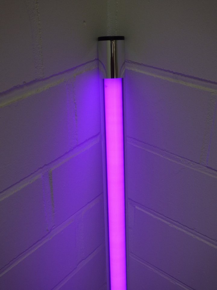 XENON LED Wandleuchte 8271 LED Leuchtstab Garten Außen 9 Watt violett 1000 Lumen 63cm IP44, LED, Xenon / Violett von XENON