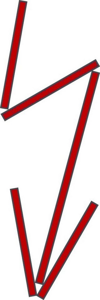 XENON LED Wandleuchte 9580 LED Art Light Pfeil Elektro Sign 4x65cm +1x123cm Leuchte ROT, LED, Xenon / ROT XENON LED Wandleuchte 9580 LED Art Light Pfeil Elektro Sign 4x65cm +1x123cm Leuchte ROT, LED, Xenon / ROT von XENON