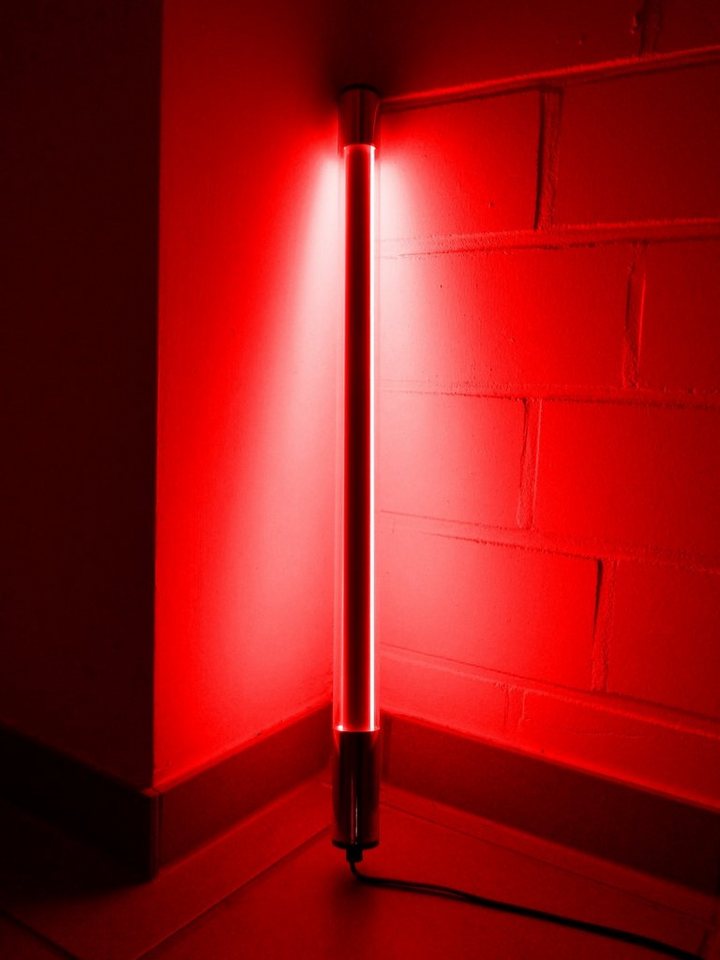 XENON LED Wandleuchte 9775 LED Stab VISION 24 W 153 cm EK Kabel-weiß Kunststoff-Röhre Rot, LED, Xenon / Rot von XENON