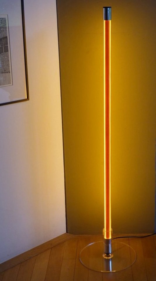 XENON LED Wandleuchte 9779 LED Stab VISION 24 W 153 cm EK Kabel-weiß Kunststoff-Röhre Orange, LED, Xenon / Orange von XENON