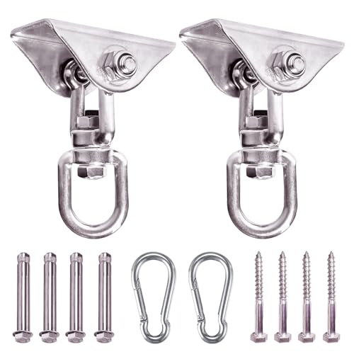 XENVIO Deckenhaken Schwerlast - 400 kg 2er Set 360° Swivel Hook XENVIO Deckenhaken Schwerlast - 400 kg 2er Set 360° Swivel Hook von XENVIO