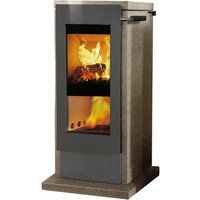 XEOOS® Kaminofen »x5 Patagonia«, Naturstein, 5 kW - grau von XEOOS®