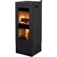 XEOOS® Kaminofen »x5 Patagonia«, Stahl, 5 kW - grau von XEOOS®