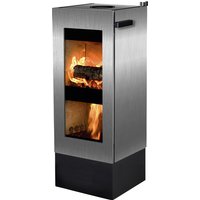 XEOOS® Kaminofen »x8 Patagonia«, EdelStahl, 8 kW - grau von XEOOS®