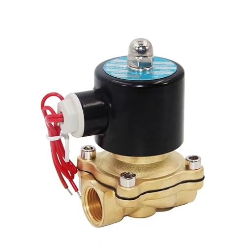 2W Magnetventil 1/8'' 1/4'' 1/2'' 2W025 2W200 2W50 Elektrisches pneumatisches Messingventil normalerweise geschlossen for Wasser(110V AC) von XEOWHUPG