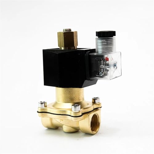 Normalerweise geöffnetes Wassermagnetventil, wasserdicht, 220 V, 24 V, 12 V, 110 V, 380 V, Messing-Magnetventil for Wasser, Gas, Öl(45724) von XEOWHUPG