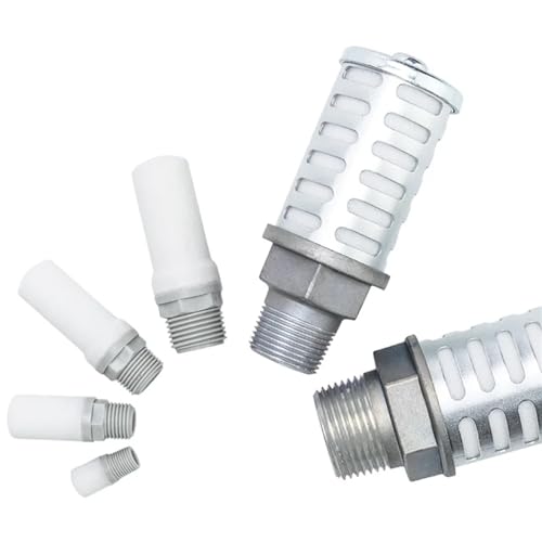 Pneumatisches Magnetventil Abgasschalldämpfer Schalldämpfer AN10-01 AN20-02 AN30-03 AN40-04 AN500-06 AN600-10 Harztyp 1 Zoll(AN600-10) von XEOWHUPG