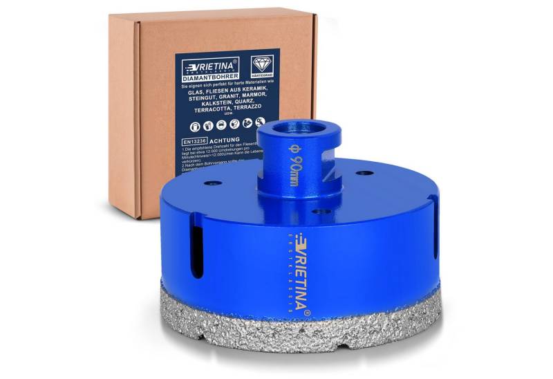 XERSEK Bohrkrone Diamantbohrkrone Vakuumlötung M14, Ø6-150mm Fliesenbohrer Trockenbohr., Schnelles Diamantbohrer für Fliesen, Granit, Marmor Keramik, Langlebig, Rost Hitzebeständig, Hohe Bohrgeschw. 3x läng. Lebensdauer XERSEK Bohrkrone Diamantbohrkrone Vakuumlötung M14, Ø6-150mm Fliesenbohrer Trockenbohr., Schnelles Diamantbohrer für Fliesen, Granit, Marmor Keramik, Langlebig, Rost Hitzebeständig, Hohe Bohrgeschw. 3x läng. Lebensdauer von XERSEK