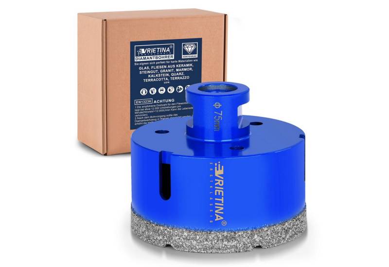 XERSEK Bohrkrone Diamantbohrkrone Vakuumlötung M14, Ø6-150mm Fliesenbohrer Trockenbohr., Schnelles Diamantbohrer für Fliesen, Granit, Marmor Keramik, Langlebig, Rost Hitzebeständig, Hohe Bohrgeschw. 3x läng. Lebensdauer XERSEK Bohrkrone Diamantbohrkrone Vakuumlötung M14, Ø6-150mm Fliesenbohrer Trockenbohr., Schnelles Diamantbohrer für Fliesen, Granit, Marmor Keramik, Langlebig, Rost Hitzebeständig, Hohe Bohrgeschw. 3x läng. Lebensdauer von XERSEK