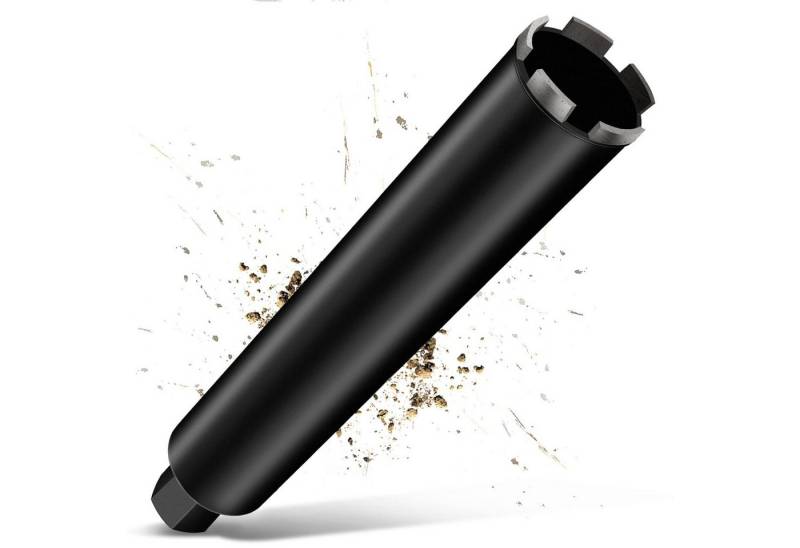 XERSEK Kernbohrer Diamantbohrkrone Kernbohrer Dosensenker Bohrkronen L 460mm, Ø 51 mm, Diamant Bohrkrone für Kernbohrgeräte, 10 mm Turbo Kernbohrkrone, Nassbohrkrone Trockenbohrkrone zum Beton, Stahlbeton, Mauerwerk, Stein von XERSEK