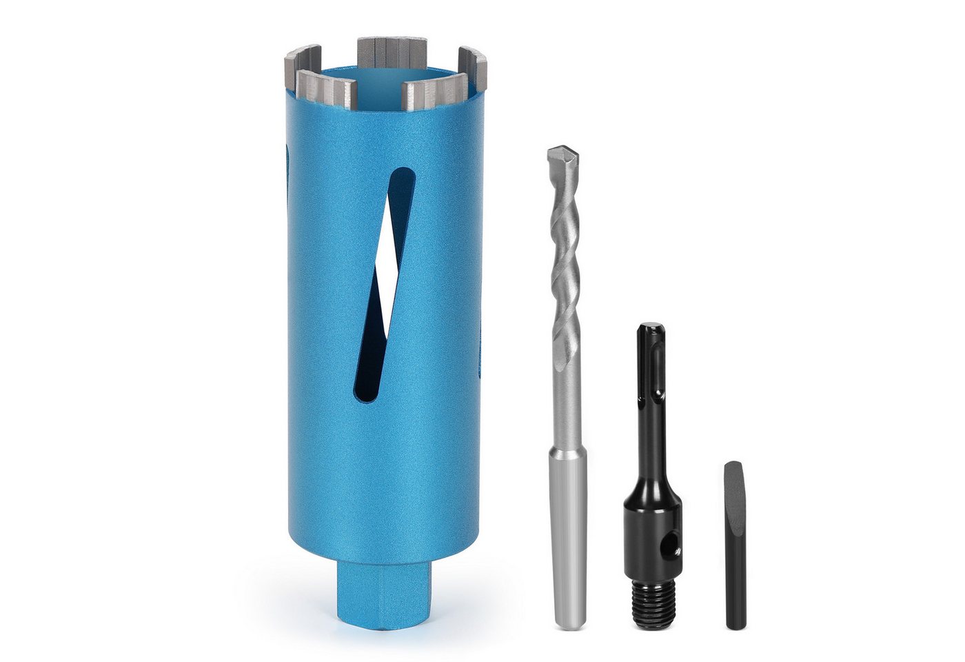 XERSEK Kernbohrer M22 Diamantbohrkrone Nass Trocken Bohrkrone 68mm mit SDS plus, Ø 68 mm, L 200 mm, Segmenthöhe 10mm, Nassbohrkrone Trockenbohrkrone Dosenbohrer Kernbohrkrone für Beton XERSEK Kernbohrer M22 Diamantbohrkrone Nass Trocken Bohrkrone 68mm mit SDS plus, Ø 68 mm, L 200 mm, Segmenthöhe 10mm, Nassbohrkrone Trockenbohrkrone Dosenbohrer Kernbohrkrone für Beton von XERSEK