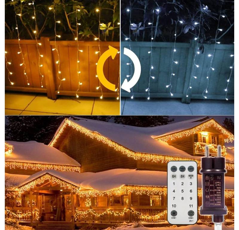 XERSEK Lichternetz Timer Speicherfunktion 204/350LED Lichternetz + Fernbedienung, 5M 10M 15M 11 Modi Lichtervorhang Warmweiß bis Kaltweiß XERSEK Lichternetz Timer Speicherfunktion 204/350LED Lichternetz + Fernbedienung, 5M 10M 15M 11 Modi Lichtervorhang Warmweiß bis Kaltweiß von XERSEK