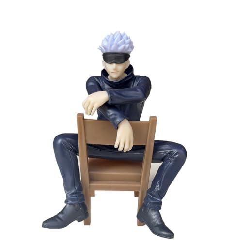 XESAGSNV Statuen von Figuren, auf Stühlen sitzend, dekorative Statuen, Heimdekoration, Handwerk, Geschenke von XESAGSNV