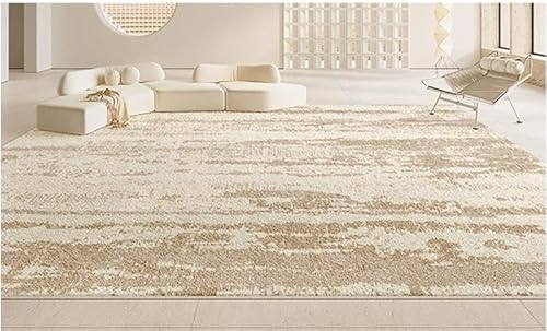 XESZIEO Moderner Designer Teppich rutschfest Waschbar Teppich Abstrakt BraunHomeDekorativeTeppiche,110x190cm von XESZIEO