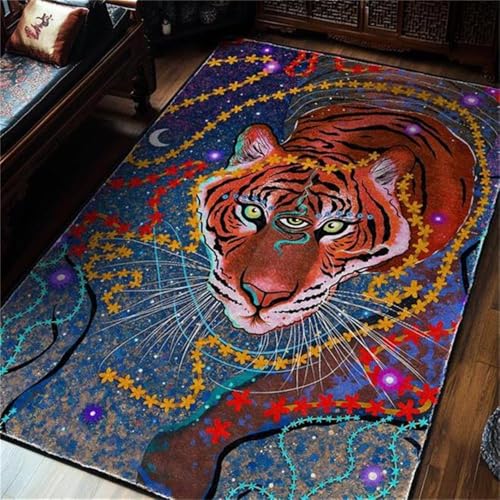 XESZIEO Moderner Designer Teppich rutschfest Waschbar Teppich Abstrakte Farbe-GeometrischesHomeDekorativeTeppiche,110x190cm XESZIEO Moderner Designer Teppich rutschfest Waschbar Teppich Abstrakte Farbe-GeometrischesHomeDekorativeTeppiche,110x190cm von XESZIEO