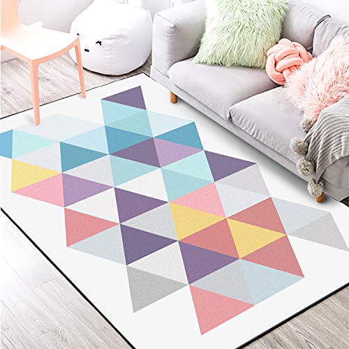 XESZIEO Moderner Designer Teppich rutschfest Waschbar Teppich Abstrakte Farbe-GeometrischesHomeDekorativeTeppiche,110x190cm XESZIEO Moderner Designer Teppich rutschfest Waschbar Teppich Abstrakte Farbe-GeometrischesHomeDekorativeTeppiche,110x190cm von XESZIEO
