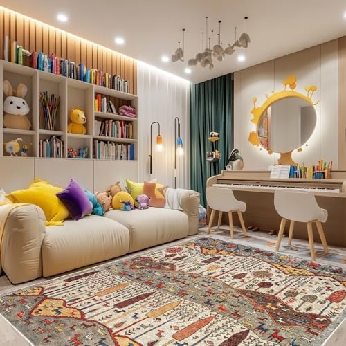 XESZIEO Teppich Kurzflor Moderne Wohnzimmer-Große Weich Teppich rutschfest Deko Wohnzimmer Schlafzimmer Esszimmer Retro-Farbe,180x280cm XESZIEO Teppich Kurzflor Moderne Wohnzimmer-Große Weich Teppich rutschfest Deko Wohnzimmer Schlafzimmer Esszimmer Retro-Farbe,180x280cm von XESZIEO