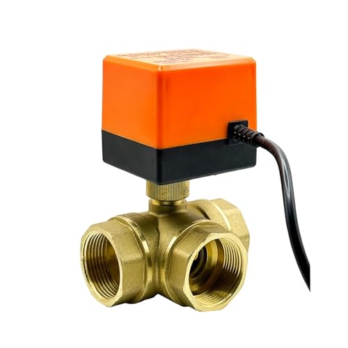 1/2" 3/4" 1" 1-1/4" 1-1/2" Dreiwege-Elektrokugelhahn 3 Leitungen 2 Steuerung T/L-Typ Messingkugelhahn 220VAC(1-1/2",T TYPE_220VAC) von XEUVYMWT
