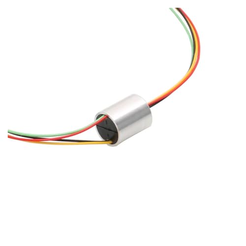 1 Stück OD 12,5mm leitfähiger Schleifring ohne Flansch 4 Kanäle 2A Schleifring unendliche Drehverbindung von XEUVYMWT