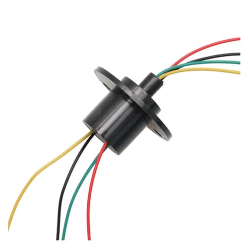 1 stücke 22mm Wind Schleifring 2/3/4/6/8/12 Kanal 5A Rotary Schleifring Signal Leitfähigen Rotary Joint(Dia 22mm 4CH 5A) von XEUVYMWT