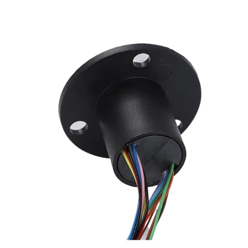 1 stücke Leitfähigen Schleifring 360 Grad Rotierenden Anschluss Joint OD 12,4mm/22mm 2A/5A/2,5 A/20A/30A Kollektor Ring(Dia 22mm 12CH 2.5A) von XEUVYMWT