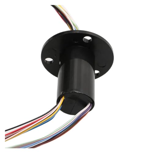 1 stücke Mini Flansch Schleifring Durchmesser 22mm 2A 2/4/6/8/12/18/24CH Kanal Draht Leitfähigen Ring Pinsel Schleifring Dreh Joint(Dia 22mm 24CH 2A) von XEUVYMWT