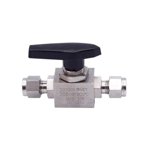 3000 psi/200 bar korrosionsbeständiger SS316-Hochdruck-Gaskugelhahn for die Komprimierung von Erdgasprojekten(1/8") von XEUVYMWT