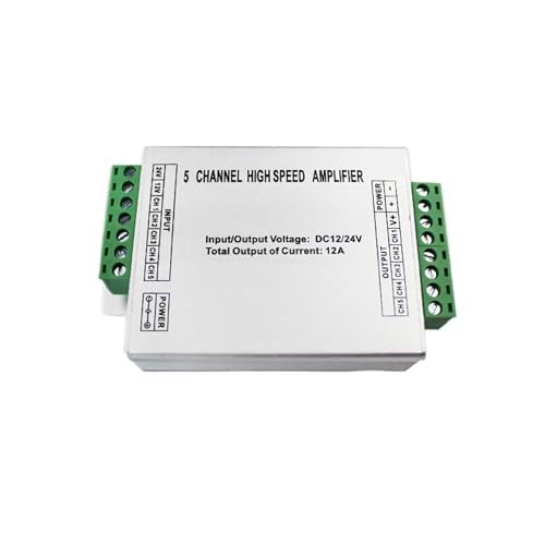 DC12~24V RGB+CCT LED-Verstärker 15A RGBWC-Repeater Aluminiumgehäuse-Controller geeignet for SMD 3528 5050 LED-Lichtleistenkonsole DC12~24V RGB+CCT LED-Verstärker 15A RGBWC-Repeater Aluminiumgehäuse-Controller geeignet for SMD 3528 5050 LED-Lichtleistenkonsole von XEUVYMWT