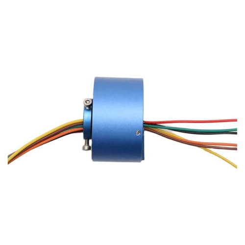 Hohlwellen-Schleifring mit einem Durchmesser von 12,7 mm, Durchmesser 54 mm, 6 Kanäle, 10A Durchgangsloch-Schleifring-Kollektoranschluss Hohlwellen-Schleifring mit einem Durchmesser von 12,7 mm, Durchmesser 54 mm, 6 Kanäle, 10A Durchgangsloch-Schleifring-Kollektoranschluss von XEUVYMWT