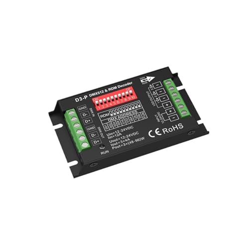 LED RGB 3-Kanal-Konstantspannungs-DMX512- und RDM-Decoder 3528 5050 Monochrom-Decoder 12V24V 3ChX4A LED RGB 3-Kanal-Konstantspannungs-DMX512- und RDM-Decoder 3528 5050 Monochrom-Decoder 12V24V 3ChX4A von XEUVYMWT