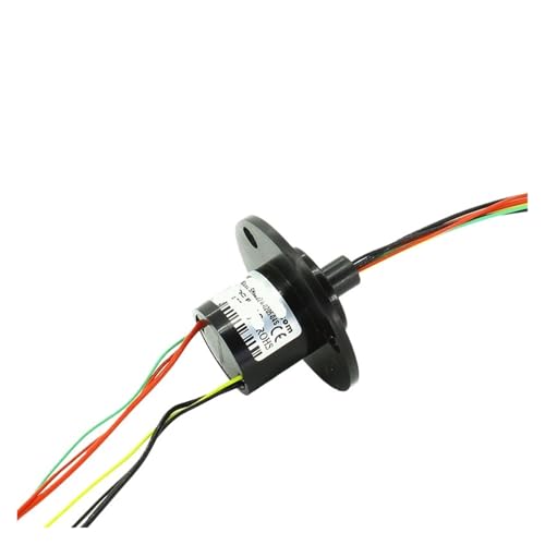 OD 22mm Mini-Schleifring 3/4/6/12/18/24/36 Schaltungssignal 2A/5A/10A Gold-Gold-Kontakt(4wire 10A flange A) von XEUVYMWT