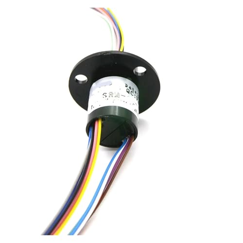 Schleifring 2/4//6/8/12/24 Kanal 2A 12,5 mm/15,5 mm Drehtisch Schleifring Schleifring(6 CHANNELS) von XEUVYMWT