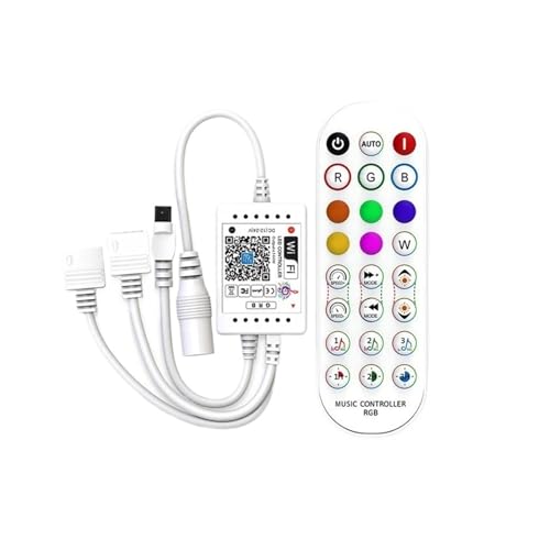 XEUVYMWT DC12-24V Dual Head Ausgang RGB Musik Controller IR 24 Schlüssel Controller Fernbedienung for SMD 5050 2835 RGB LED Licht Streifen XEUVYMWT DC12-24V Dual Head Ausgang RGB Musik Controller IR 24 Schlüssel Controller Fernbedienung for SMD 5050 2835 RGB LED Licht Streifen von XEUVYMWT