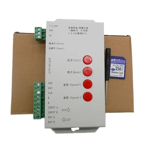 XEUVYMWT T1000S 2048 Pixel 512 Controller SD-Karte WS2801 WS2811 WS2812B LPD6803 LED-Lichtleiste DC5V 12V 24V RGB Vollfarb-Controller XEUVYMWT T1000S 2048 Pixel 512 Controller SD-Karte WS2801 WS2811 WS2812B LPD6803 LED-Lichtleiste DC5V 12V 24V RGB Vollfarb-Controller von XEUVYMWT