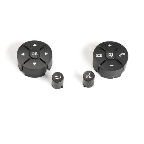 Multifunktions Lenkradschlüs Für Benz CE Für GLK Klasse W204 X204 C180 C200 C250 C260 C300 C350 W207 W212 Auto Multifunktions Lenkrad Tasten(Black 1 Pair) von XEXJHQQ