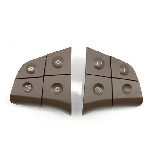 Multifunktions Lenkradschlüs Für Benz GL ML RB Klasse W164 W245 W251 1648207910 Lenkradschalter Steuertasten Auto Multifunktionstasten(Model A-Brown) von XEXJHQQ