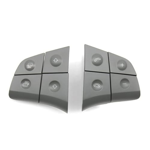 Multifunktions Lenkradschlüs Für Benz GL ML RB Klasse W164 W245 W251 1648207910 Lenkradschalter Steuertasten Auto Multifunktionstasten(Model A-Gray) von XEXJHQQ