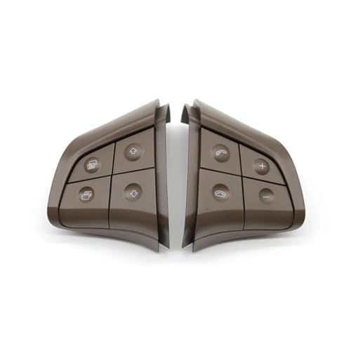 Multifunktions Lenkradschlüs Für Benz GL ML RB Klasse W164 W245 W251 Lenkradschalter Steuertasten Auto Multifunktionstasten(Model A-Brown) von XEXJHQQ