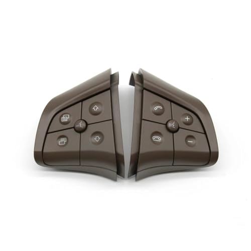 Multifunktions Lenkradschlüs Für Benz ML GL BR Klasse W164 W245 W251 300 350 400 450 Auto Multifunktions Reparatursatz Die Linken Und Rechten Lenkradtasten(Model B Brown) von XEXJHQQ