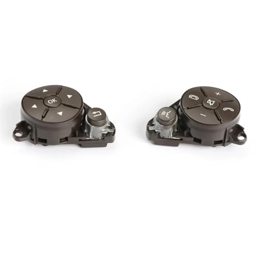 Multifunktions Lenkradschlüs Für Benz W204 W207 W212 X204 2007-2015 Autoinnenraum Multifunktions Lenkradschaltertasten Audio Steuertastenbaugruppe(Brown) von XEXJHQQ