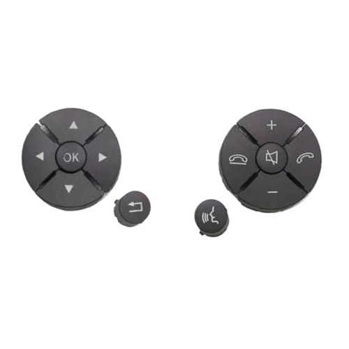 Multifunktions Lenkradschlüs Für Benz W204 X204 C300 C180 W207 W212 CE Für GLK Klasse 2048210351 Multifunktions Lenkradschalter Taste(Brown Set) von XEXJHQQ