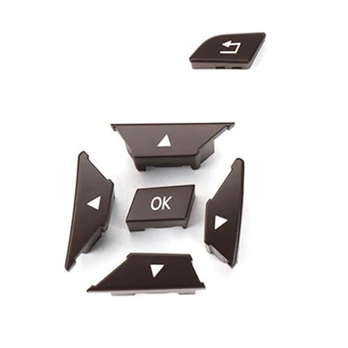 Multifunktions Lenkradschlüs Für Benz W204 X204 W212 W156 W246 C E A Für GLK Klasse 2185400162 Auto Lenkrad Control Menü Schalter Taste(Left Brown) von XEXJHQQ