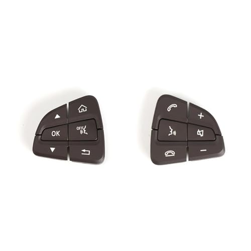 Multifunktions Lenkradschlüs Für Benz W205 C Klasse W253 Für GLC Lenkrad Tasten Schalter Multifunktionsschalter 0999050200(Brown 1 Pair) von XEXJHQQ