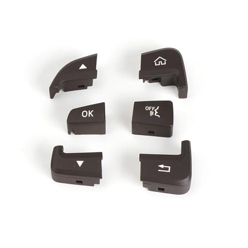 Multifunktions Lenkradschlüs Für Benz W205 W253 C Für GLC Klasse C200 C220 C260 Für GLC250 Für GLC300 2015-2021 Auto Lenkrad Schalter Control Tasten(Left Brown) von XEXJHQQ