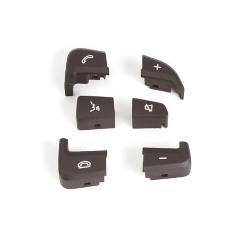 Multifunktions Lenkradschlüs Für Benz W205 W253 C Für GLC Klasse C200 C220 C260 Für GLC250 Für GLC300 2015-2021 Auto Lenkrad Schalter Control Tasten(Rihgt Brown) von XEXJHQQ