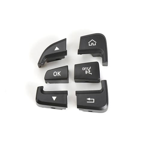 Multifunktions Lenkradschlüs Für Benz W205 W253 C Für GLC Klasse C200 C220 C260 GLC250 GLC300 2015-2021 Auto Lenkrad Schalter Control Tasten(Left Black) von XEXJHQQ
