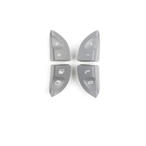 Multifunktions Lenkradschlüs Für Benz W220 S430 S500 S600 CL500 CL600 2208210679 1 Paar Auto Lenkrad Control Button Schalter Abdeckung(Gray 1 pair) von XEXJHQQ