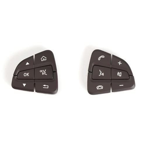 Multifunktions Lenkradschlüs Für Benz W253 Für GLC W205 C Klasse Auto Lenkrad Tasten Schalter Multi-funktion 0999050200(Brown 1 Pair) von XEXJHQQ